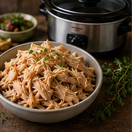 Slowcooker Pulled Turkey (Kalkoen)